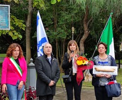 Vado Ligure 05-10-2018 - inaugurazione targa commemorativa Shoah